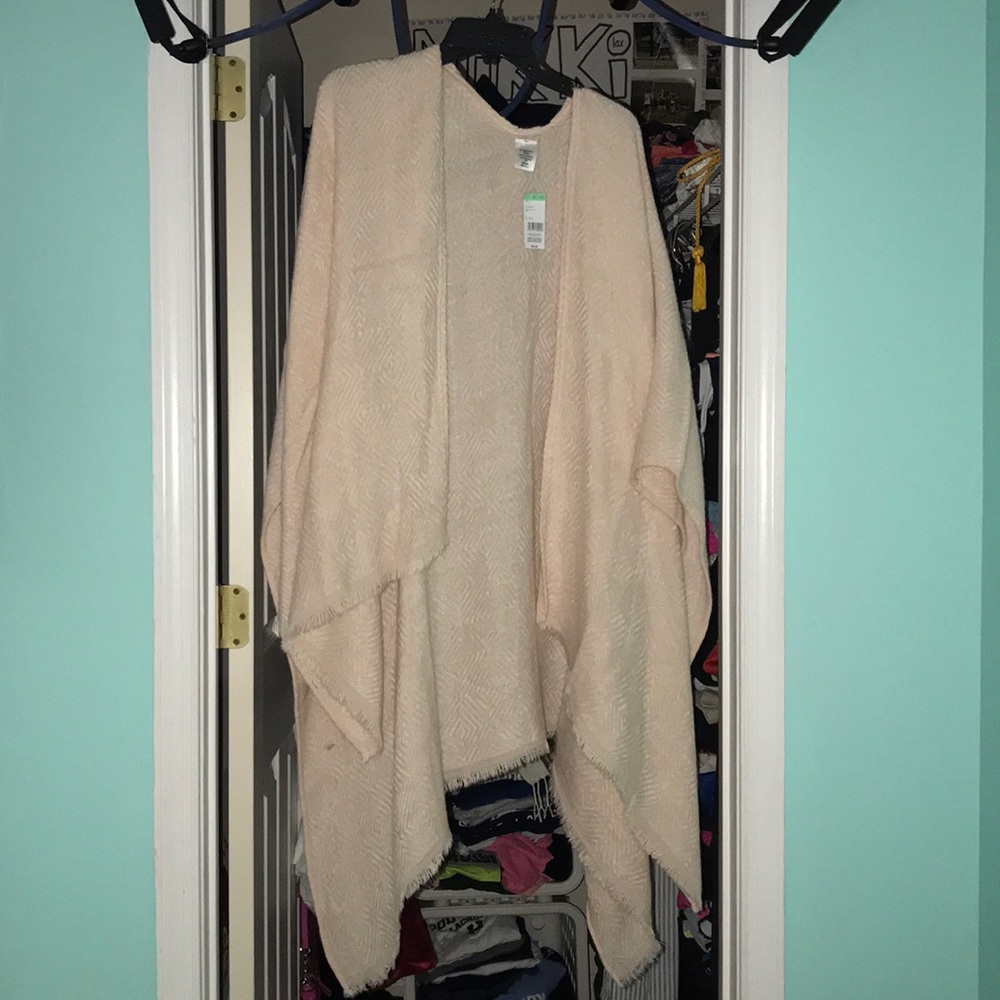 Light Pink oversized Cardigan